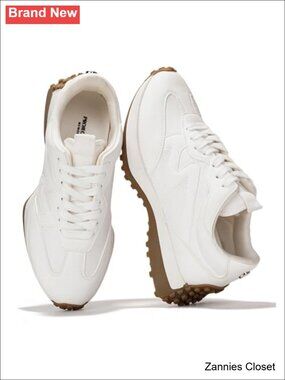 ✨ Lace Up Fashion Sneakers for Women Lightweight Canvas Memory Foam